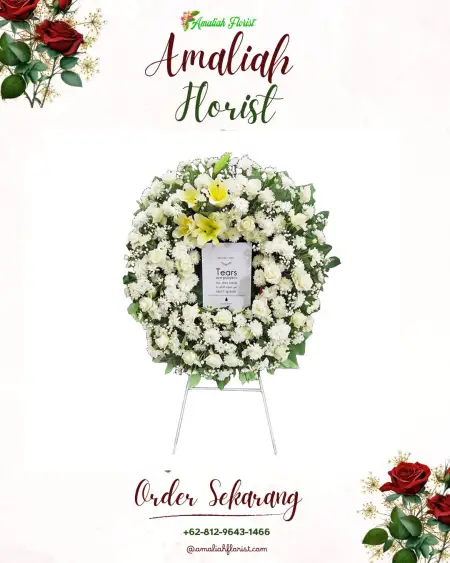 Krans Bunga Duka Kapuren